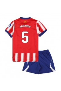 Atletico Madrid Johnny Cardoso #5 Babyklær Hjemme Fotballdrakt til barn 2026-27 Korte ermer (+ Korte bukser)